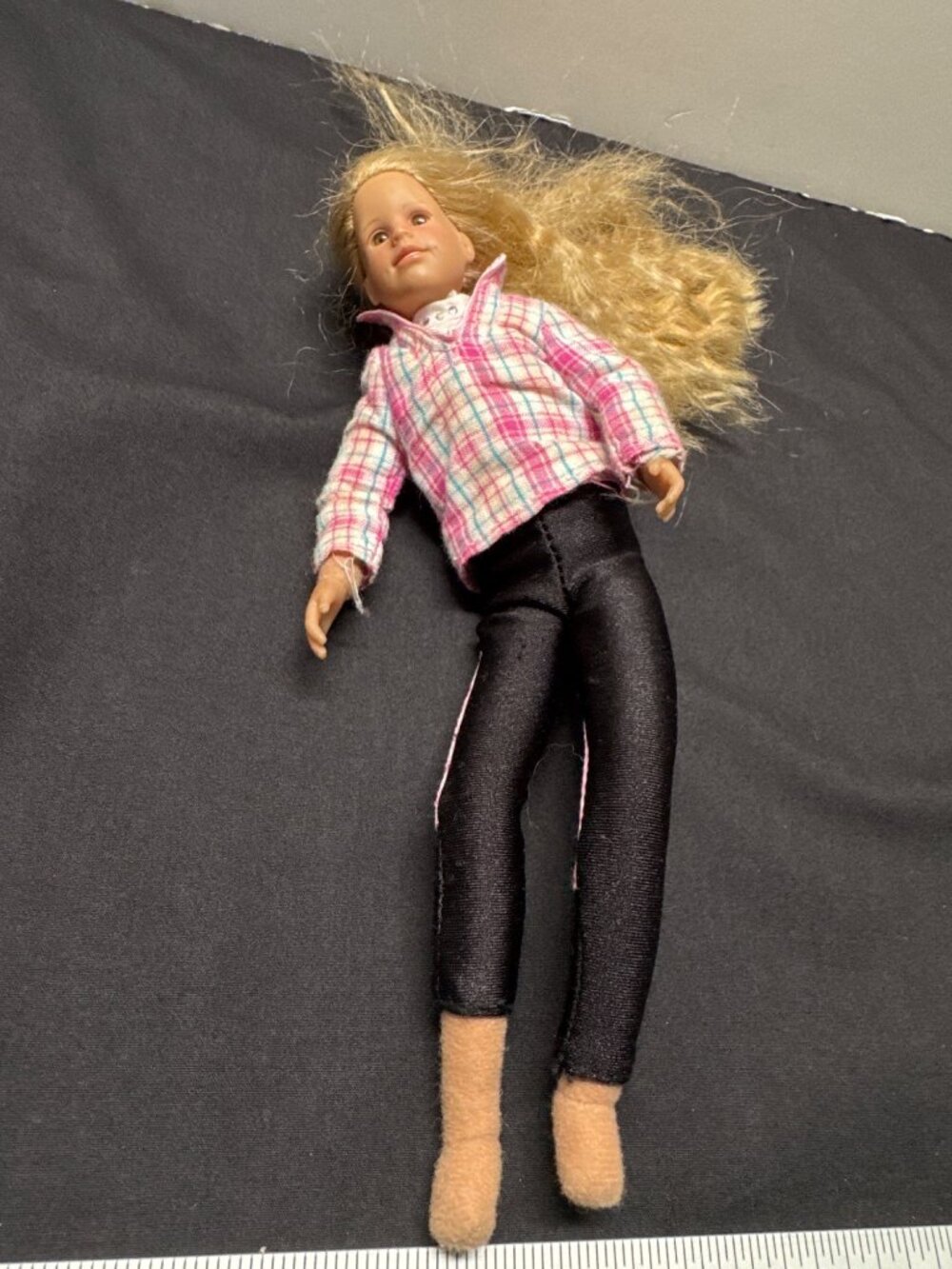 Vintage 2004 Only Hearts & Pony Club Taylor Angelique Blonde Doll With Plaid Jac